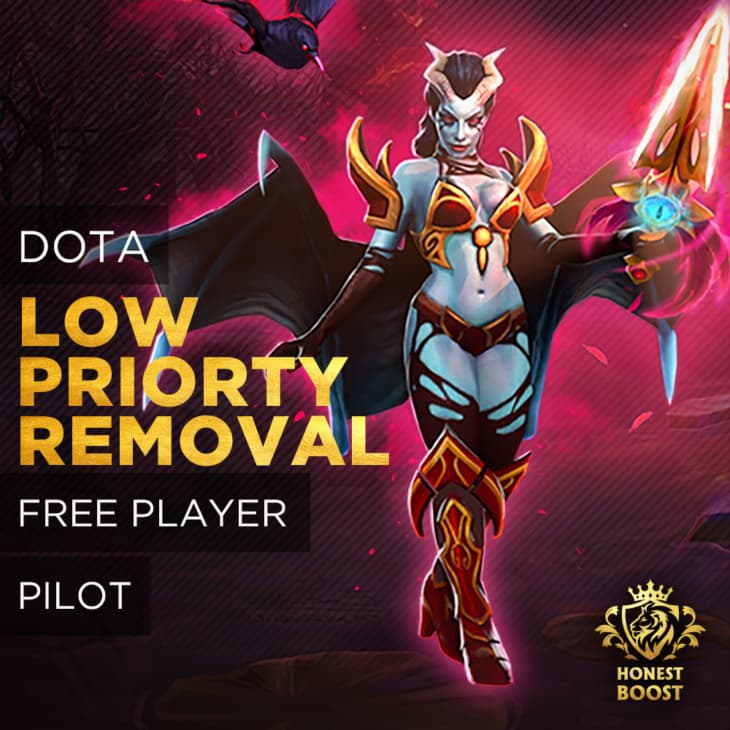 DOTA 2 LOW PRIORITY REMOVAL BOOST SERVICE